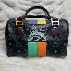 VINTAGE MCM LEATHER SPEEDY